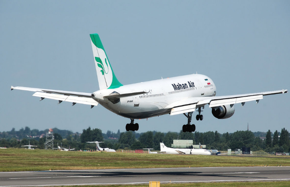 Avión de Mahan Air