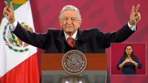 AMLO en conferencia de prensa