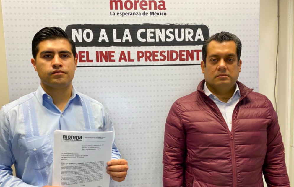 Denuncia Morena a Murayama y Lorenzo Córdova