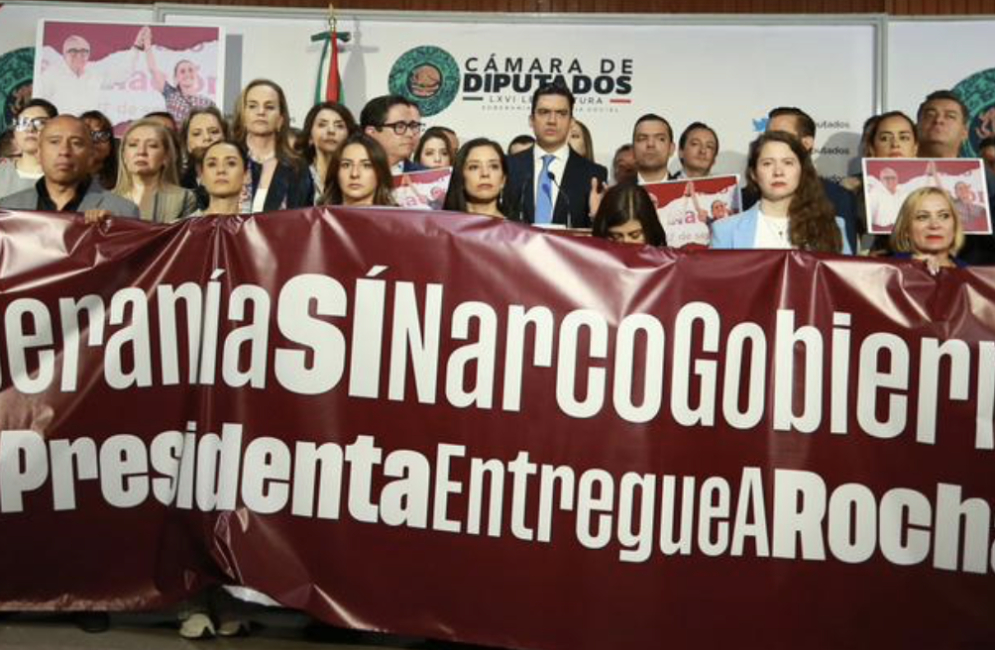 PAN formaliza solicitud de juicio político contra narco gober de Morena en Sinaloa