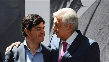 Jesús Ramírez Cuevas y Andrés Manuel López Obrador