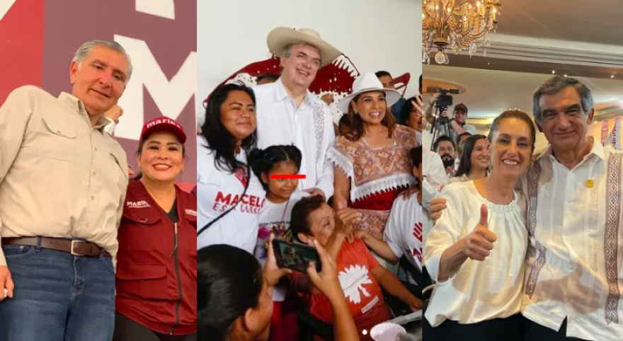 Denuncian formalmente a Sheinbaum, Ebrard y Adán Augusto por intromisión en procesos electorales