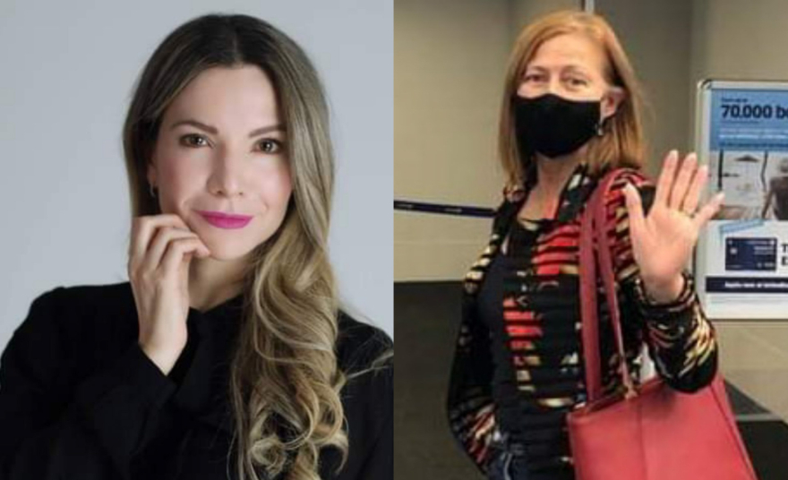 Denise Ramos y Tatiana Clouthier