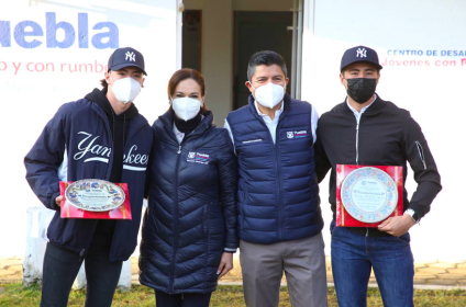Impulsa Lalo Rivera el Centro de Desarrollo "Jóvenes con Rumbo" en Xonacatepec
