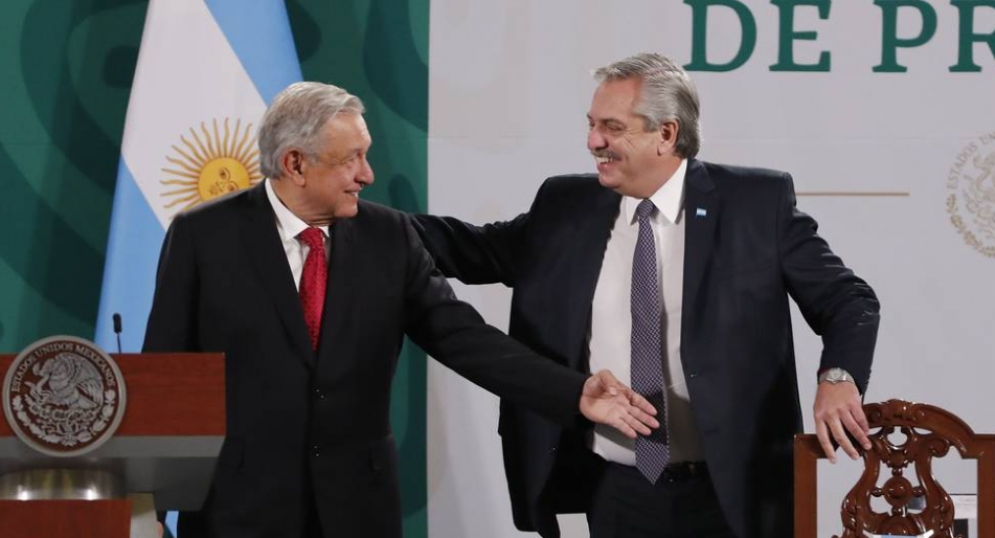 AMLO y Alberto Fernández