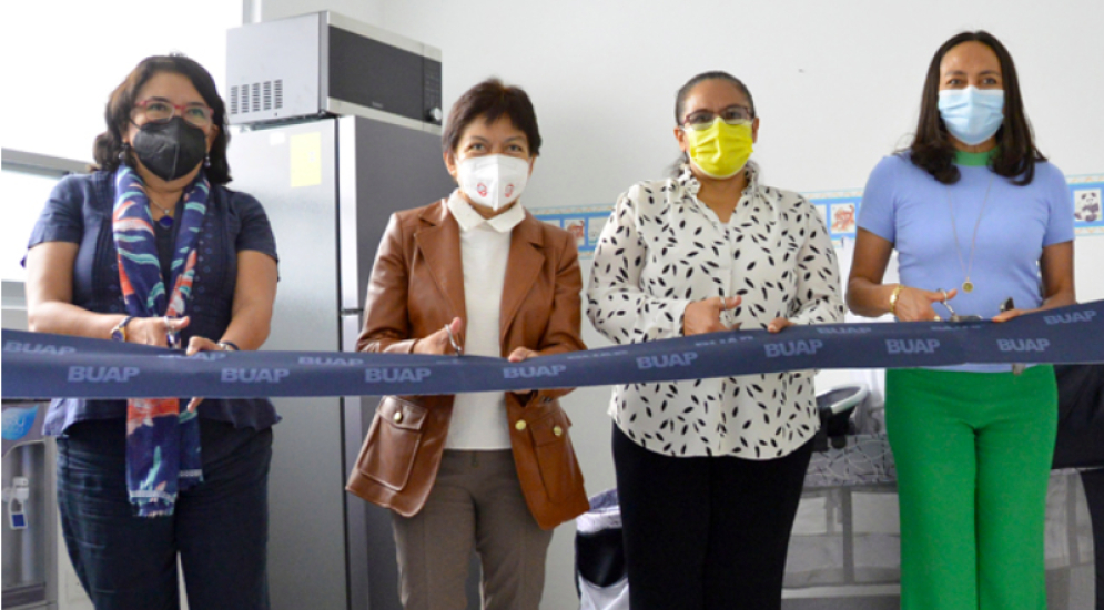 Inauguran sala de lactancia en la Preparatoria Benito Juárez