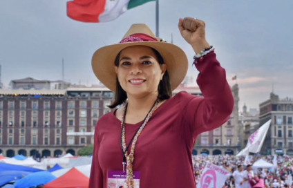 Senadora de Morena presume que Sheinbaum es “el mejor ejemplo de éxito de los gobiernos progresistas del mundo”