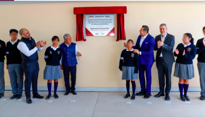 Alejandro Armenta inaugura aulas didácticas en el Bachillerato del Centro Escolar Comunitario del Sur “Lic. Manuel Bartlett Díaz "