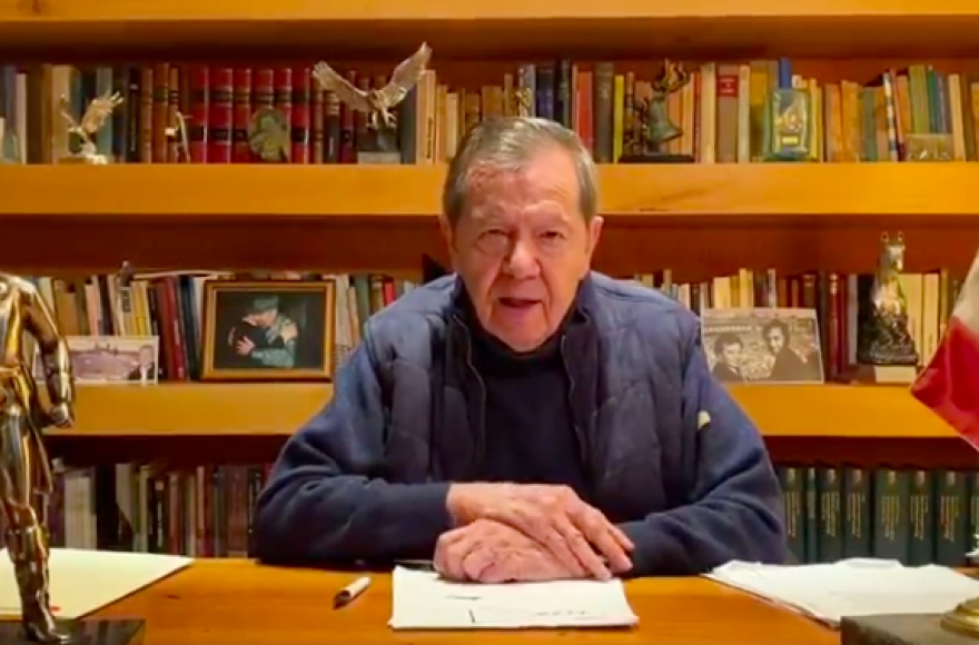 Lamenta Muñoz Ledo que Mario Delgado tenga COVID-19