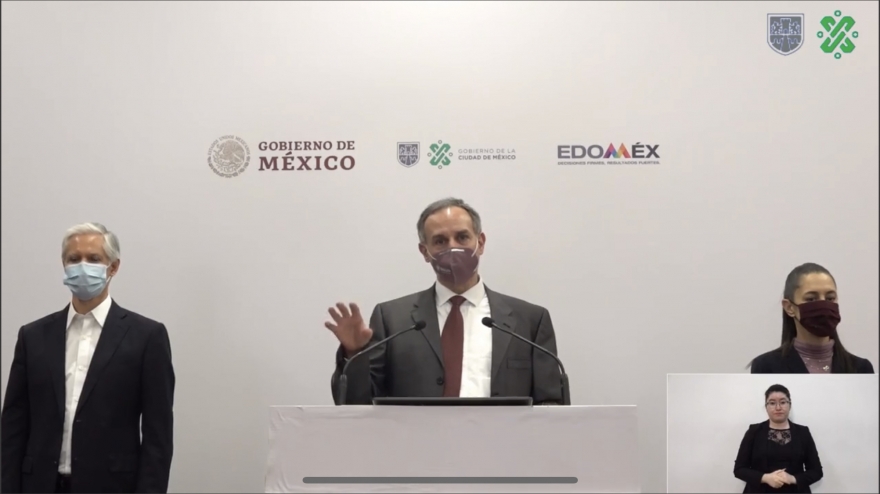 Gatell recomienda el uso de cubrebocas ante semáforo rojo en CDMX y EDOMEX