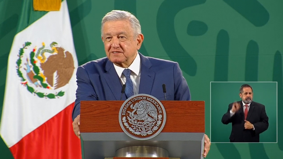AMLO en conferencia de prensa