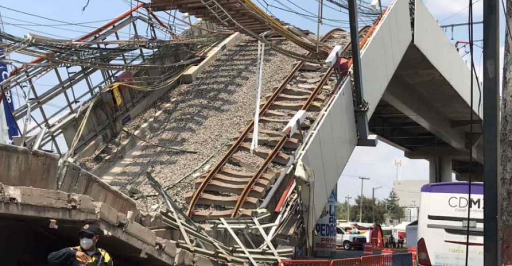 Detectan soldaduras defectuosas en tramo del colapso de la Línea 12