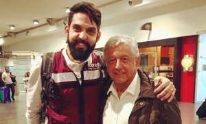 Antonio Attolini con AMLO