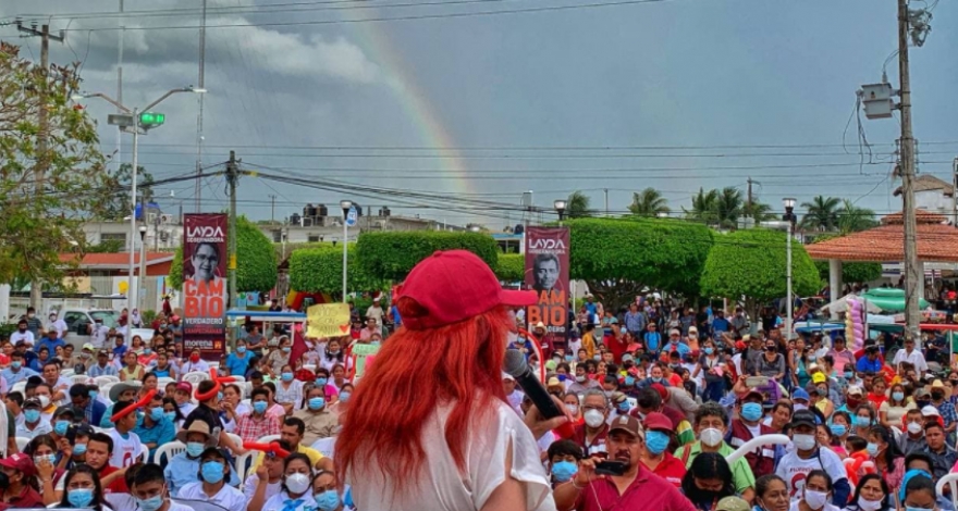 Layda Sansores en Campeche