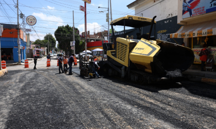 Continúan avances para rehabilitar calles de Cuautlancingo