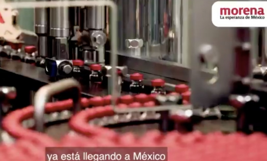 Spot de Mario Delgado por vacunas COVID