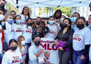 Evelyn Salgado se olvida de Guerrero y se pone a promocionar consulta de revocación en Chilpancingo