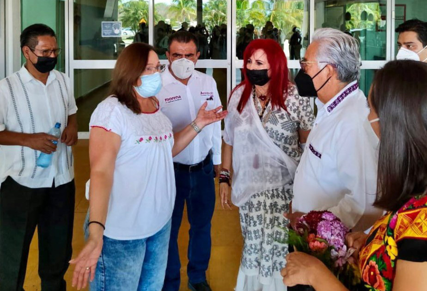 Layda Sansores y Rocío Nahle