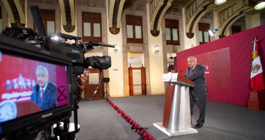 Cae 12 puntos aprobación de las mañaneras de AMLO