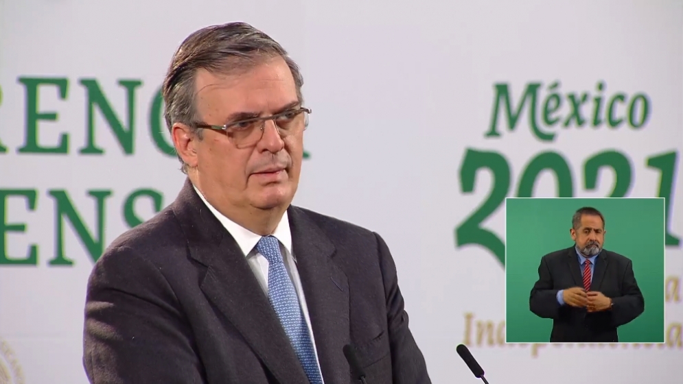 Marcelo Ebrard, secretario de Relaciones Exteriores