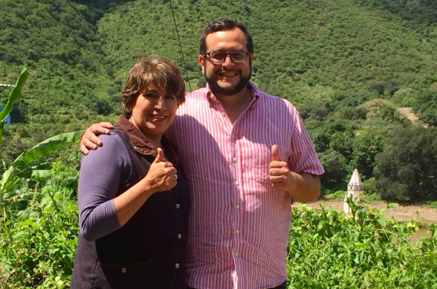 José Ramón López Beltrán presume a Delfina Gómez: “representa con dignidad al magisterio”