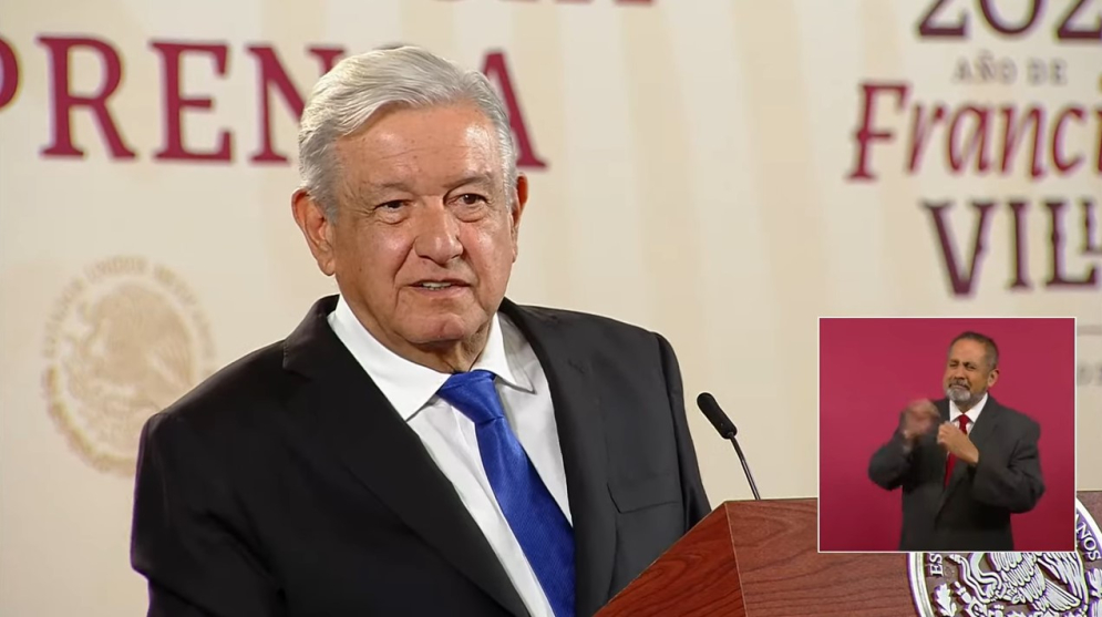 AMLO culpa a los medios de EU por manipular y hacer creer que fentanilo llega a través de los migrantes