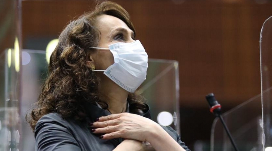 Dolores Padierna en la Cámara de Diputados