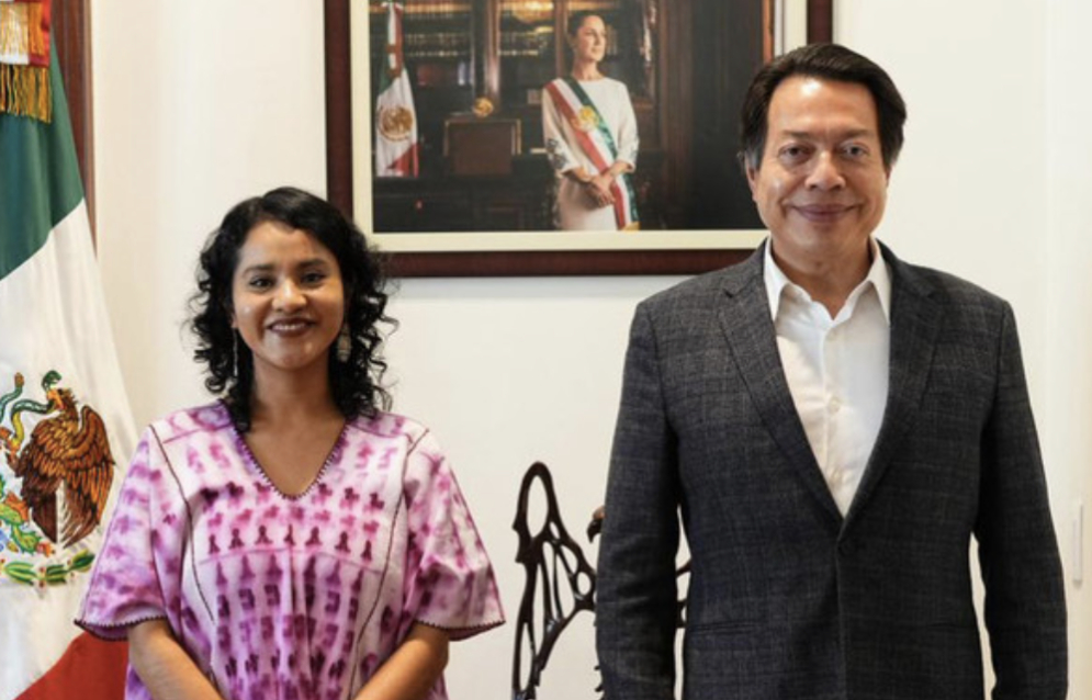 Nadia López sustituye al radical Marx Arriaga en la Dirección de Materiales Educativos
