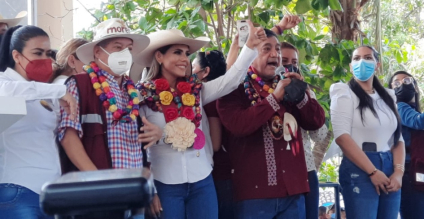 Niega Evelyn Salgado que su padre tome las decisiones en su gobierno