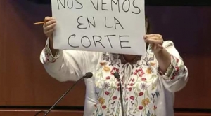 Xóchitl Gálvez en el Senado