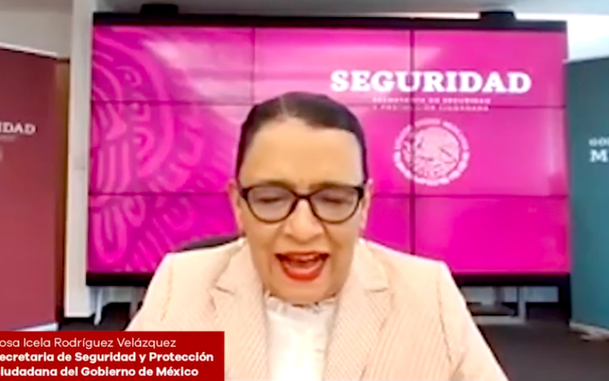 “Abrazos, no balazos no significa que estemos cruzados de brazos”, dice Rosa Icela