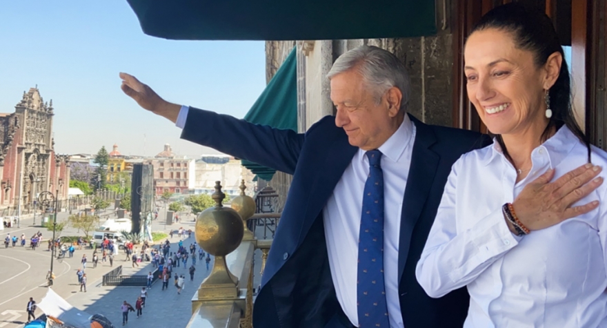 AMLO y Claudia Sheinbaum