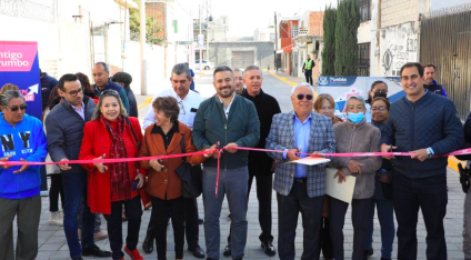 Inauguran 4 calles rehabilitadas del programa "Construyendo contigo"