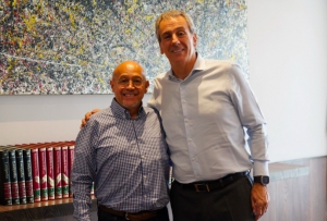 Pepe Chedraui y Rene Juárez tienen reunión