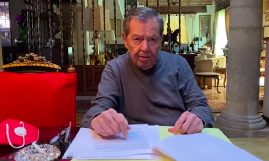 Asegura Muñoz Ledo que Mario Delgado pretende extinguir al INE antes de que lo declare ratero