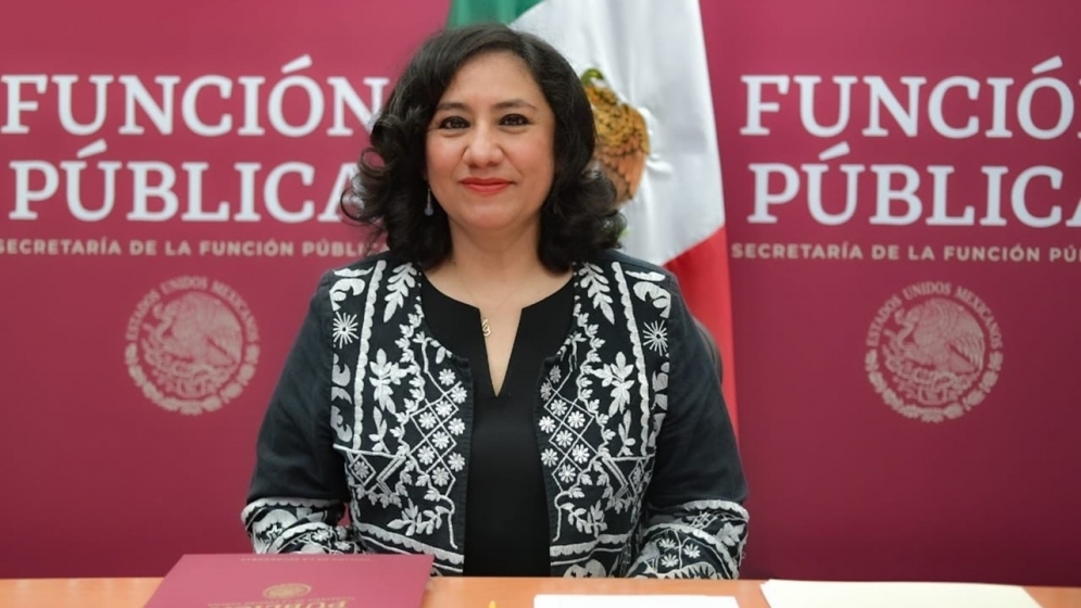 Irma Sandoval, secretaria de la Función Pública