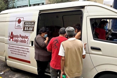 Camioneta de 'Nueva Esperanza'