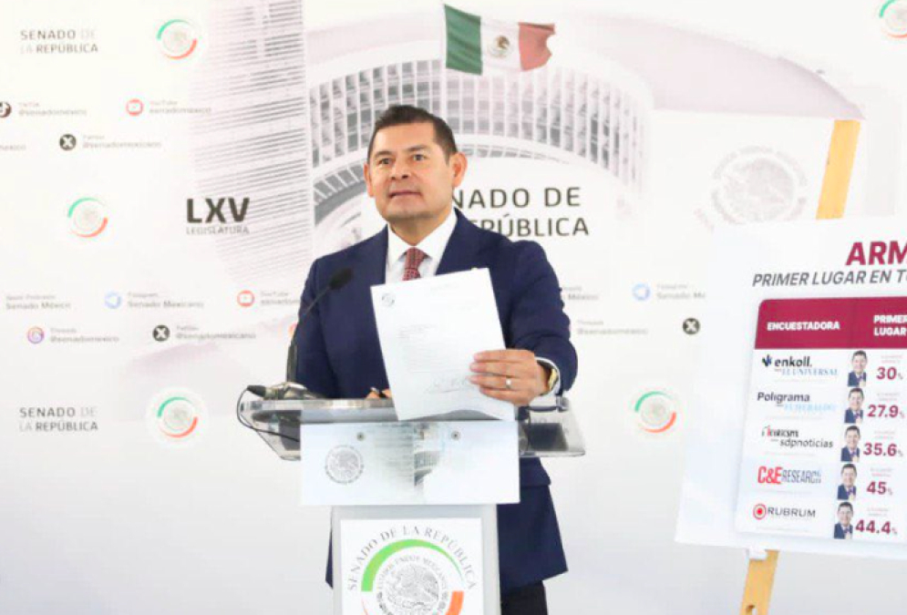 Armenta solicita licencia en el Senado para ir en busca de la gubernatura