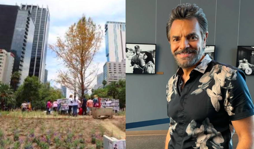 Derbez se burla del Ahuehuete de Sheinbaum