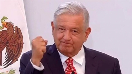 &quot;Ánimo, ánimo, nos va a ir bien”: AMLO desea suerte a mexicanos en Tokio 2020