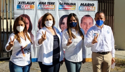 Alianza Va por México lidera preferencias en 7 distritos electorales de Puebla y arrasarían en la Angelópolis