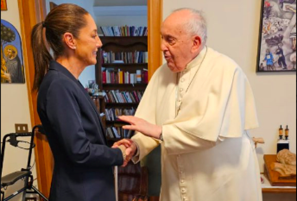 ¿Sheinbaum reacciona a la agenda de Xóchitl? También presume reunión con el Papa Francisco