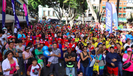 Poblanos celebraron el día del niño con "Aventurarte: una experiencia para los peques"