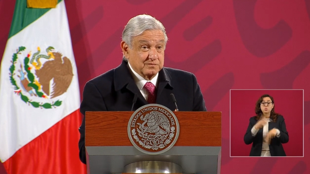 AMLO en conferencia de prensa