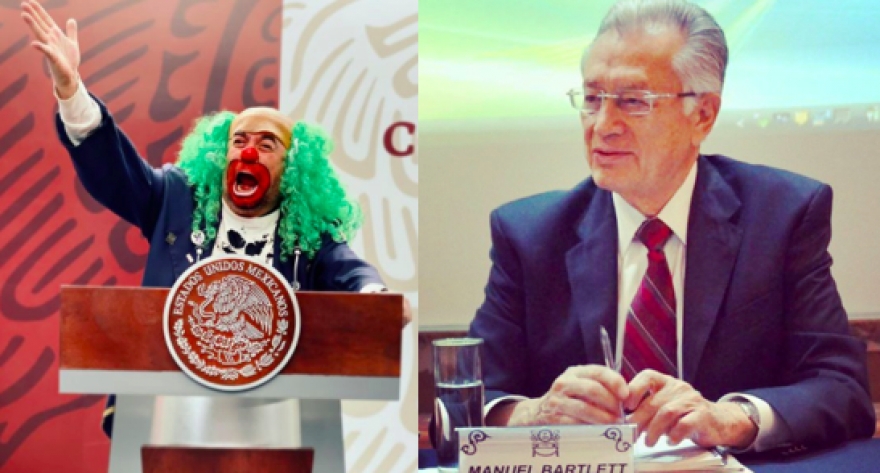 Brozo se burla de respuesta de Bartlett sobre apagón " Gobiernito Mi Alegría No sabemos y cobramos"