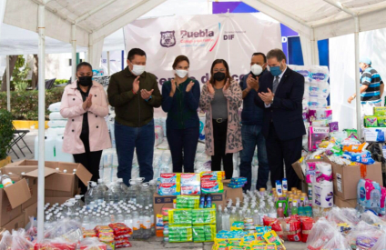 Confirma DIF Municipal más donativos para damnificados de San Pablo Xochimehuacán