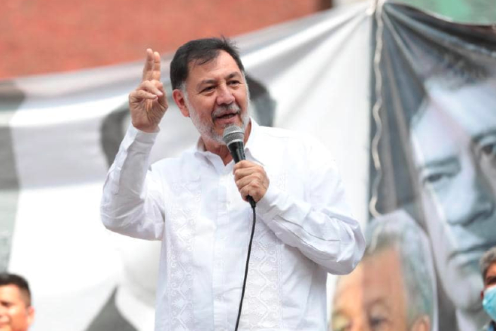 Noroña minimiza festejo de Checo Pérez con Calderón: “es insustancial”