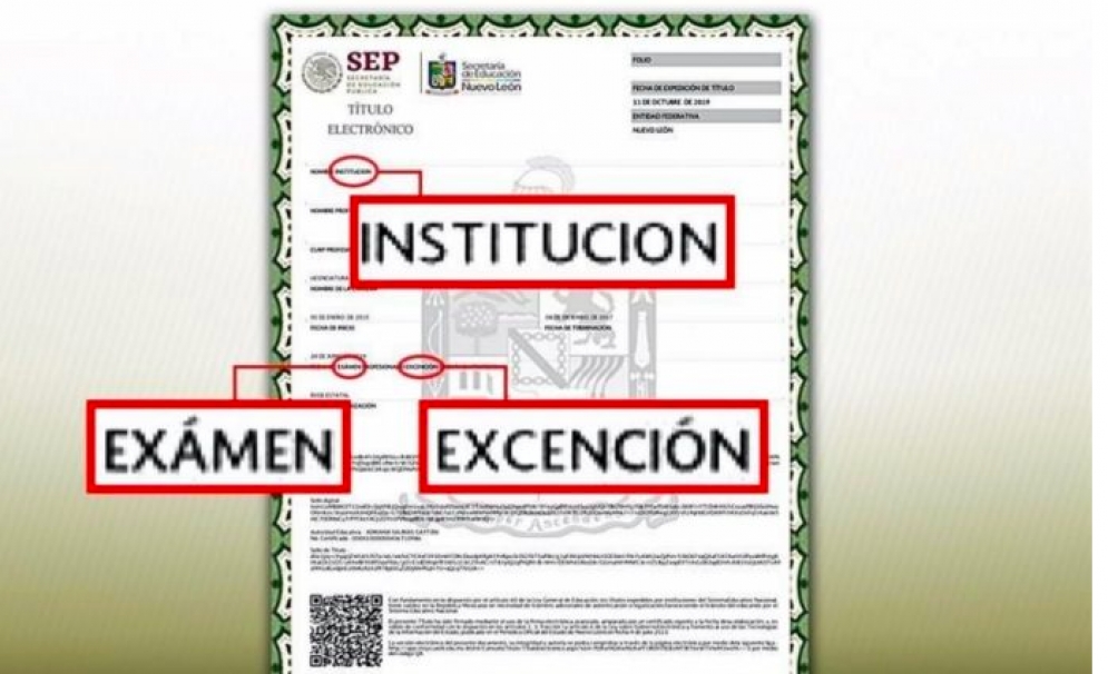 Exhiben a la SEP por expedir títulos con faltas de ortografía