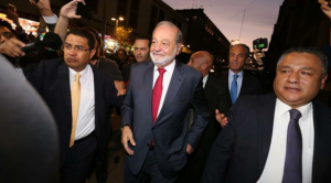 Carlos Slim en Palacio Nacional