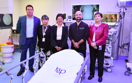 Inauguran las unidades de Endoscopía, Hemodiálisis y Hemodinamia y Cirugía Mayor del HU